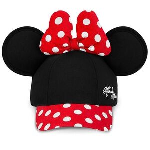 Walt‎ Disneyworld Minnie Mouse Kid’s Ballcap Hat Ears Vacation Hpliday Cartoon